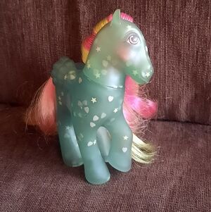 Vintage MLP- 1987 My Little Pony G1 Glow N Show Starglow Pegasus